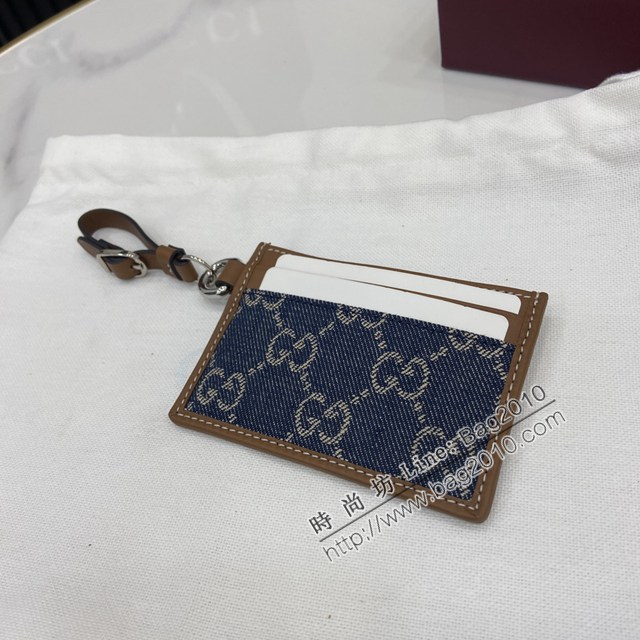 Gucci專櫃古馳最新款Emblem系列飾包帶卡片夾零錢包 jh2819型號：819121